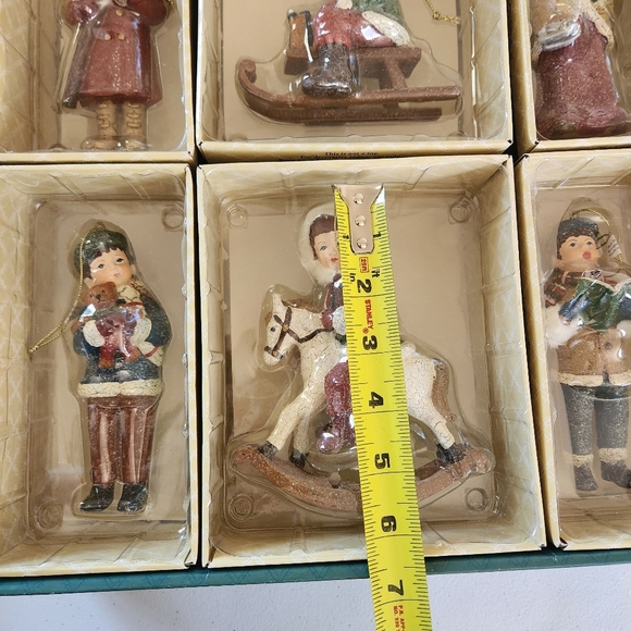 Vintage Style Christmas Children Tree Ornaments Costco New In Box Lot Of 6 - Picture 9 of 9